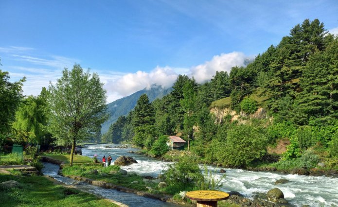 River through Betaab Valley, Pahalgam