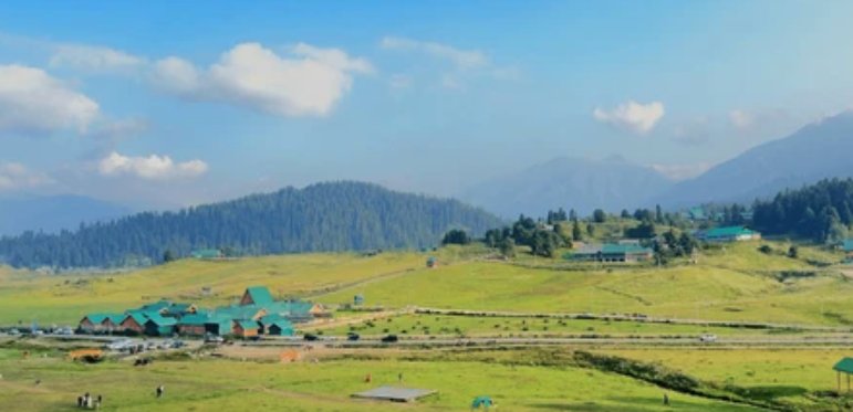 Green meadows of Gulmarg